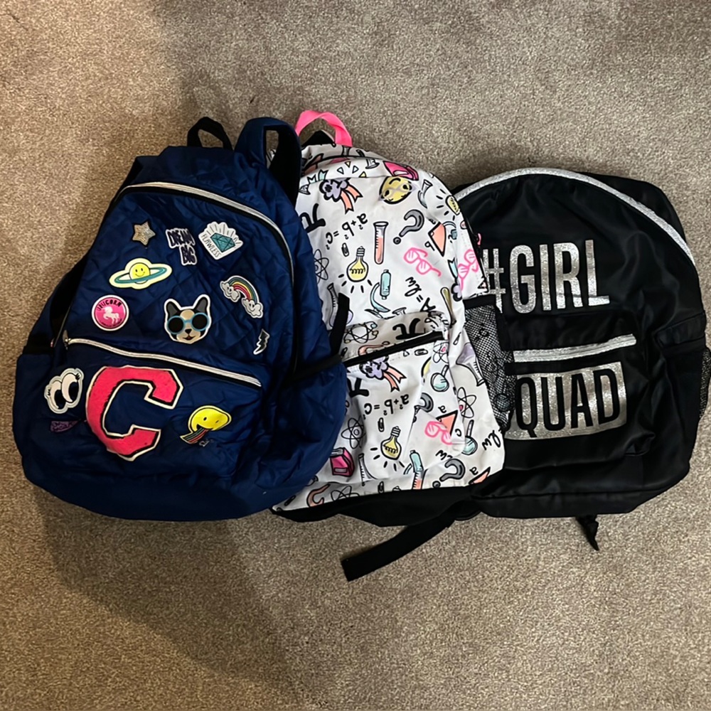3 Kids Backpacks Bundle